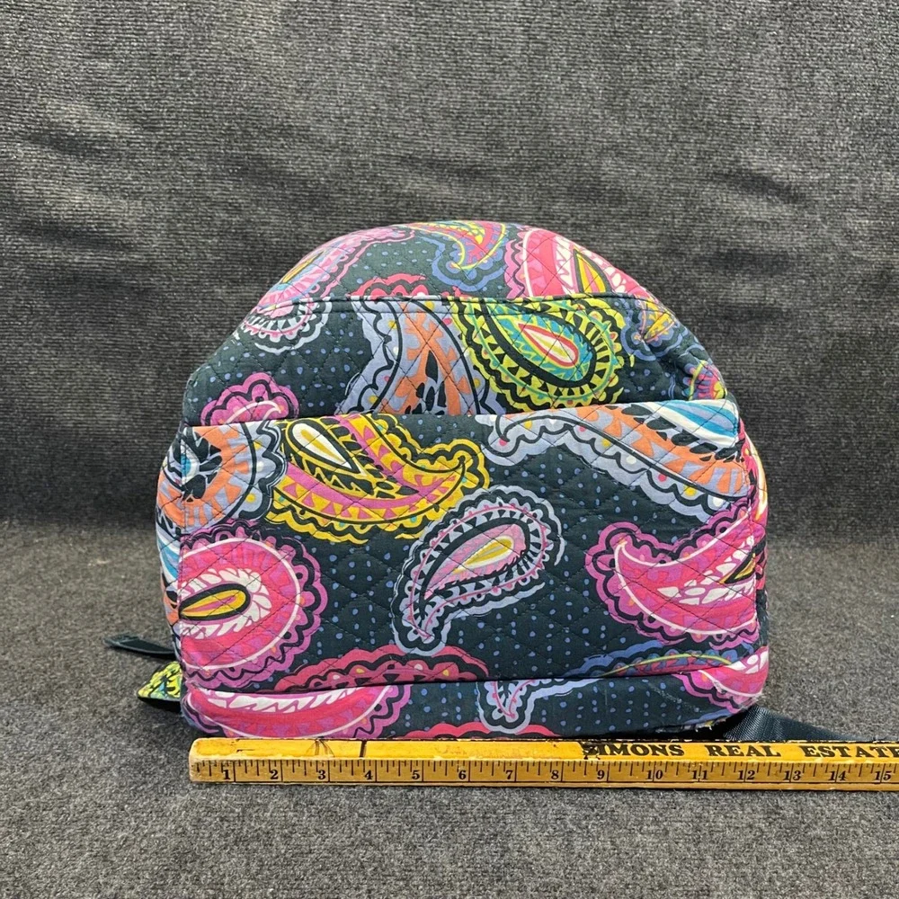 Vera Bradley Twilight Paisley Pattern Travel Bag Lighten Up‎ Essential Backpack